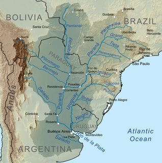 Paraná River river in South America