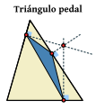 Triángulo pedal