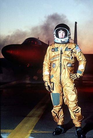 <span class="mw-page-title-main">Pressure suit</span> Type of protective suit worn in low pressure environments