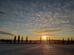 Захід сонця у Сахкамені