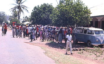 The All Peoples Congress (APC) political rally in Kabala