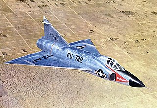 <span class="mw-page-title-main">Convair F-102 Delta Dagger</span> Cold War interceptor of the US Air Force