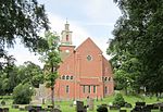 Glemmen kirke, innviet 1949, sett fra øst. Foto: Jan-Tore Egge, 2013