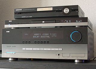 <span class="mw-page-title-main">AV receiver</span> Consumer electronics component