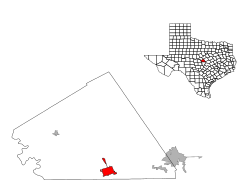 Location of Lampasas, Texas