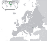 Vyznačení Podněstří v mapě