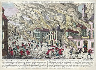 <span class="mw-page-title-main">Great Fire of New York (1776)</span> Major fire in New York