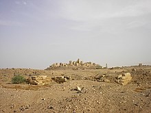 The ruins of Old Marib, Yemen, besieged by the Romans in 25 BC Old Marib.JPG