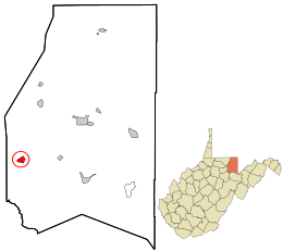 Location in شهرستان پرستون، ویرجینیای غربی and the state of ویرجینیای غربی.