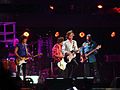 Charlie Watts, Ron Wood, Keith Richards, Mick Jagger and Darryl Jones, concert at Giuseppe-Meazza-Stadion in Milan, 2006