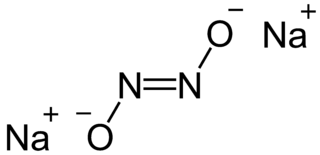 <span class="mw-page-title-main">Sodium hyponitrite</span> Chemical compound