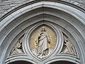 Statues above the main door