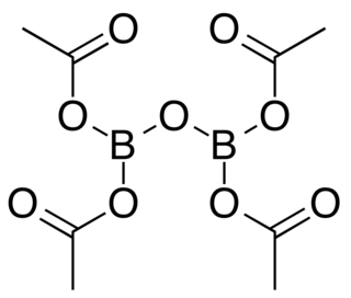 <span class="mw-page-title-main">Tetraacetyl diborate</span> Chemical compound