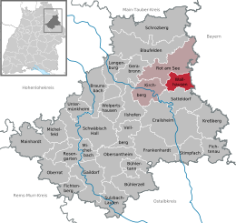 Wallhausen - Localizazion