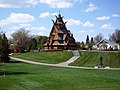 Stave church of Scandinavian Heritage Park, Minot