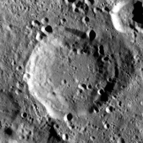 Снимок зонда Lunar Reconnaissance Orbiter.