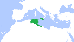 Location of Aghlabids