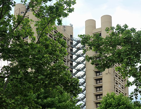 The towers designed by Kenzo Tange in Bologna's Fiera District - Italy