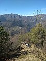 Monte Camiolo di Cima, Cima Camiolo o Pesòc con panorama dell'abitato di Armo