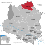 Die Stadt Bergen im Landkreis Celle