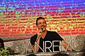 Francesco Gabbani alla conferenza stampa del Festival di Sanremo.