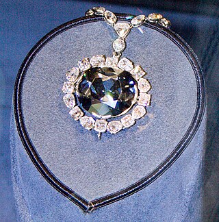 <span class="mw-page-title-main">Hope Diamond</span> Historic 45.52-carat diamond of deep-blue color