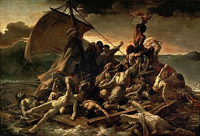 Théodore Géricault: Meduzin splav (1818. - 1819.), ulje na platnu, 491 cm × 716 cm