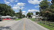 Looking east on Ohio Highway 180 in Kinnikinnick.