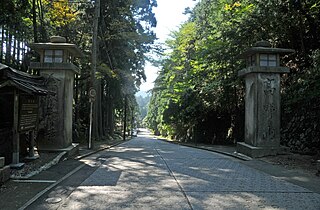 高野山への入り口の不動坂口