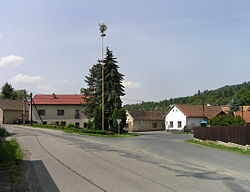 Centre of Krhanice