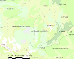 Castellare-di-Mercurio - Localizazion