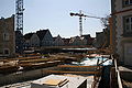 Die Baustelle am Schrannenplatz