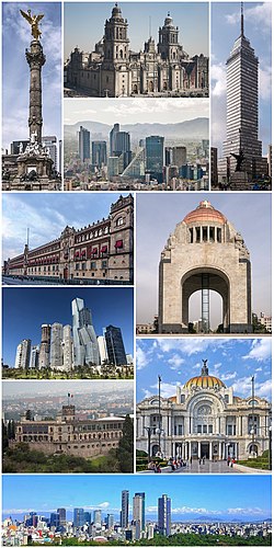 collage di Città del Messico