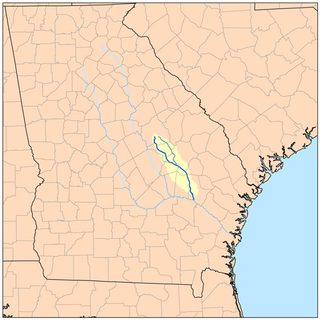 <span class="mw-page-title-main">Ohoopee River</span> River in the United States of America