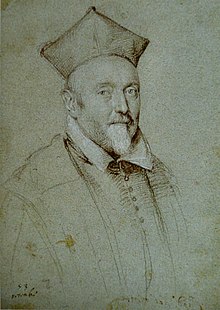 Gravure représentant un cardinal.