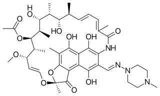 <span class="mw-page-title-main">Rifampicin</span> Antibiotic medication