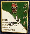 Badge awarded to members of the South Australian Perioperative Nurses Association