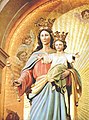 The Marian image with crown and scepter blessed by Pope Paul VI in the Basilica of Tuscolana in 5 December 1965.