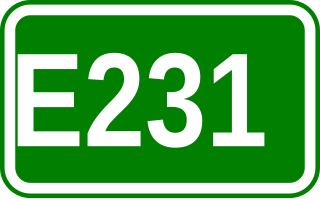 European route E231 Road in trans-European E-road network