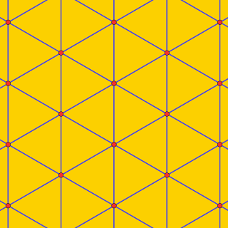 <span class="mw-page-title-main">Triangular tiling</span> Regular tiling of the plane