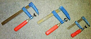 <span class="mw-page-title-main">F-clamp</span> Type of fastening tool