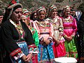 Dones per la festa de la Mare de Déu a Ólimbos