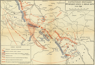 <span class="mw-page-title-main">Carpathian Campaign</span> Battle in World War Is Eastern Front