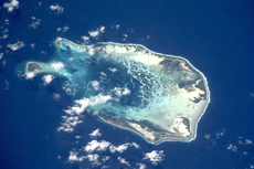 Gambar satelit kawasan kepulauan.