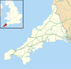 Tregawne is located in Cornwall