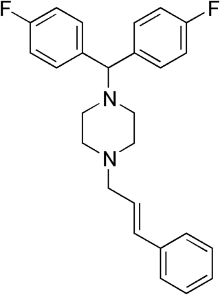 <span class="mw-page-title-main">Flunarizine</span> Calcium channel blocker medication