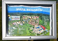 Aquapark „Panorama Morska”, mapa