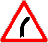 Dangerous curve to the right