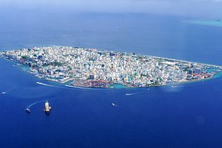 Malé City in North Malé Atoll, Maldives