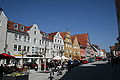 Blick in den Weinmarkt in Memmingen